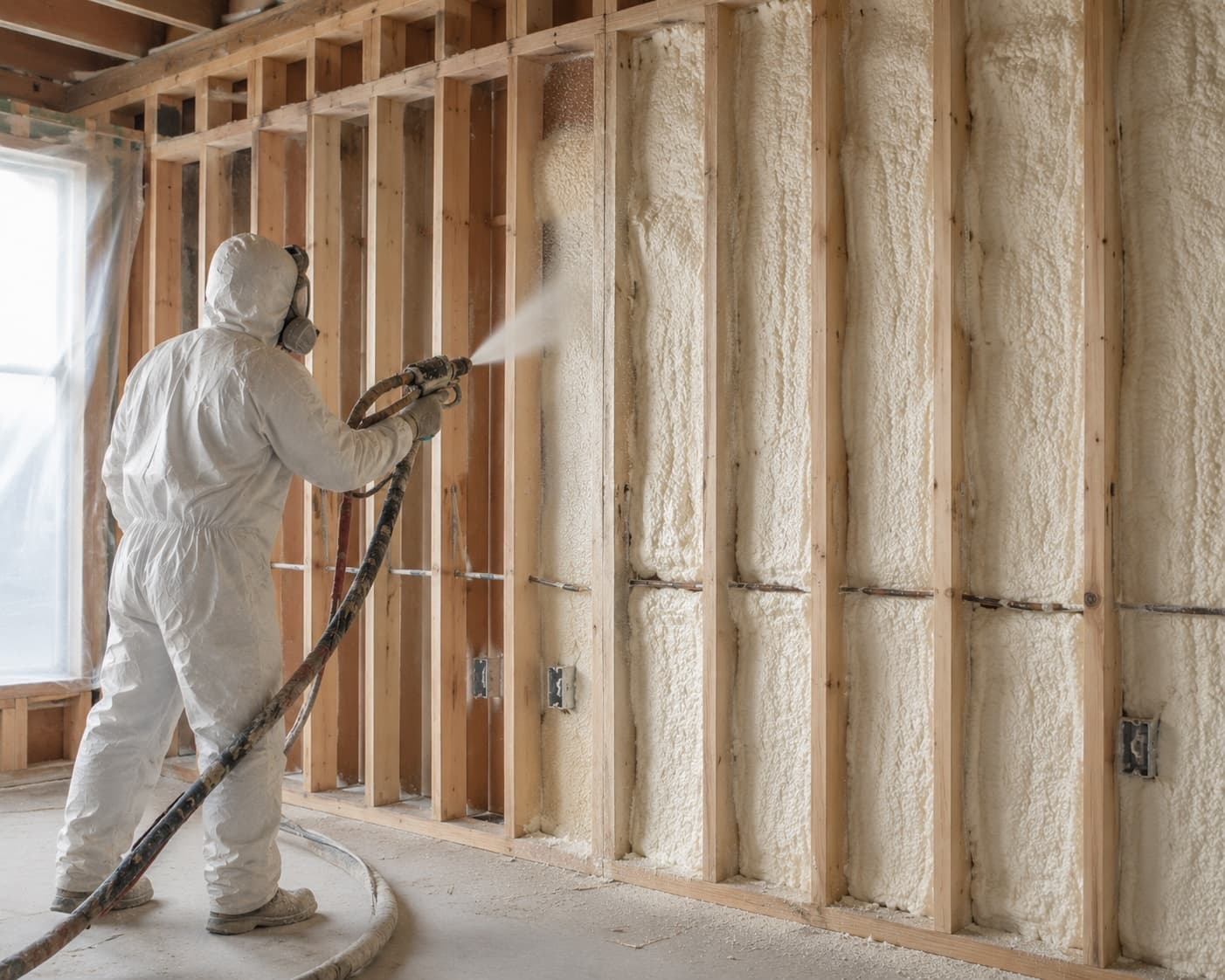 Open Wall Insulation